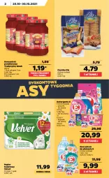 Gazetka promocyjna Netto - Gazetka spożywcza - Gazetka - ważna od 30.10 do 30.10.2021 - strona 2 - produkty: Koncentrat pomidorowy, Ciastka, Papier, Proszek do prania, Papier toaletowy, Velvet, Kapsułki do prania