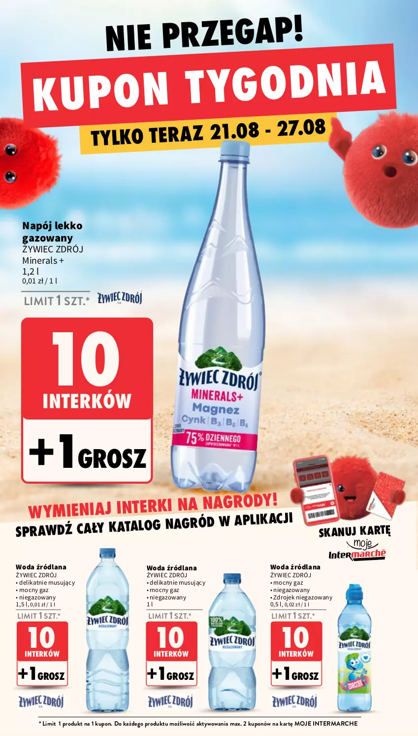Gazetka promocyjna Intermarche - Gazetka promocyjna - ważna 21.08 do 27.08.2025 - strona 34 - produkty: LANA, Mus, Napój, Tera, Woda