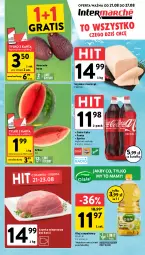 Gazetka promocyjna Intermarche - Gazetka promocyjna - Gazetka - ważna od 27.08 do 27.08.2025 - strona 1 - produkty: Szynka wieprzowa, Pekpol, Coca-Cola, Szynka, Avocado, Fanta, Olej rzepakowy, Arbuz, Sprite, Olej, Fa