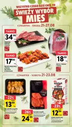 Gazetka promocyjna Intermarche - Gazetka promocyjna - Gazetka - ważna od 27.08 do 27.08.2025 - strona 12 - produkty: Udziec z indyka, Szponder wołowy, Boczek, Grill, Boczek wieprzowy