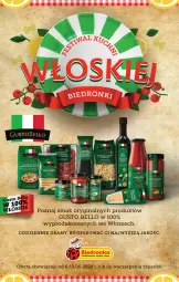 Gazetka promocyjna Biedronka - Kuchnia włoska - Gazetka - ważna od 12.06 do 12.06.2024 - strona 1 - produkty: Gin, Bell