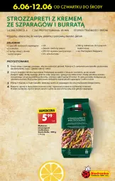 Gazetka promocyjna Biedronka - Kuchnia włoska - Gazetka - ważna od 12.06 do 12.06.2024 - strona 21 - produkty: Makaron, Top, Ser, Por, Gin, Blender, Garnek, Bell, Szal, Burrata, Kawa, Talerz, Pieprz, Metro