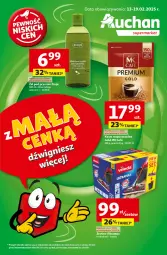 Gazetka promocyjna Auchan - z MAŁĄ CENKĄ dźwigniesz więcej! Supermarket - Gazetka - ważna od 19.02 do 19.02.2025 - strona 1 - produkty: Kawa rozpuszczalna, Mop, Rama, Kawa, Ziaja, Wiadro, Mydło