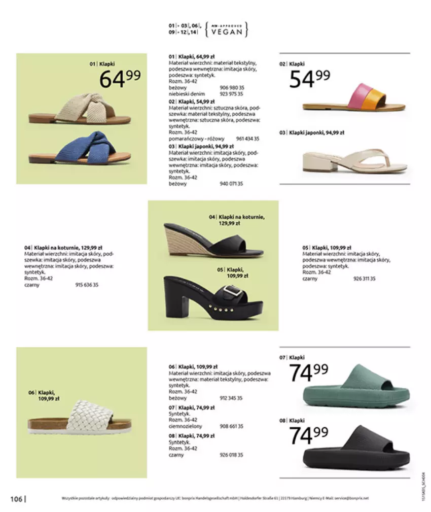 Gazetka promocyjna Bonprix - URLOPOWE NIEZBĘDNIKI - ważna 17.06 do 28.07.2025 - strona 108 - produkty: Fa, Haier, HP, Klapki, Por, Tera