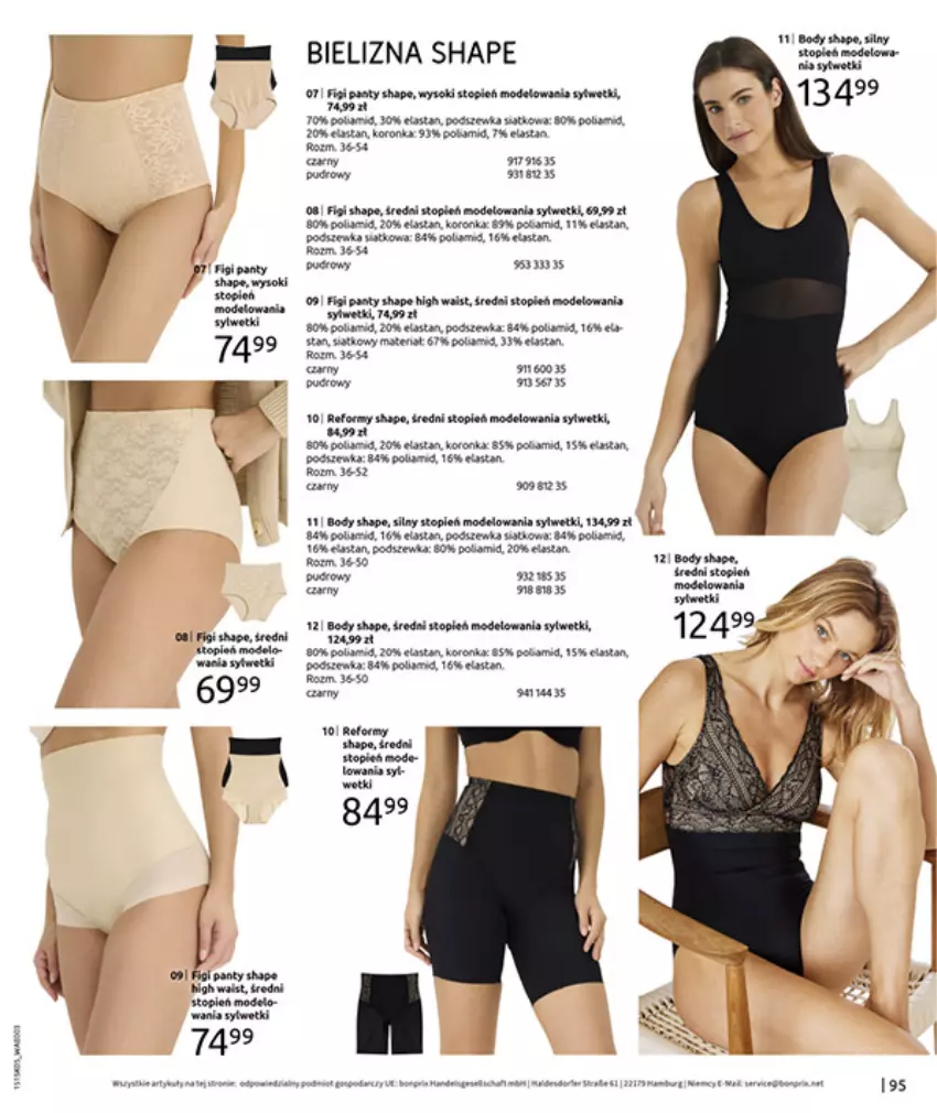 Gazetka promocyjna Bonprix - URLOPOWE NIEZBĘDNIKI - ważna 17.06 do 28.07.2025 - strona 97 - produkty: Bielizna, Body, Fa, Figi, HP, LANA, LG, Moda, Odol, Olej, Por, Top