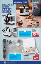Gazetka promocyjna Aldi - Artykuły przemysłowe i tekstylia - Gazetka - ważna od 21.02 do 21.02.2026 - strona 8 - produkty: Odkurzacz, Szczotka, Szczotka do sierści, Pudełko, Szlifierka