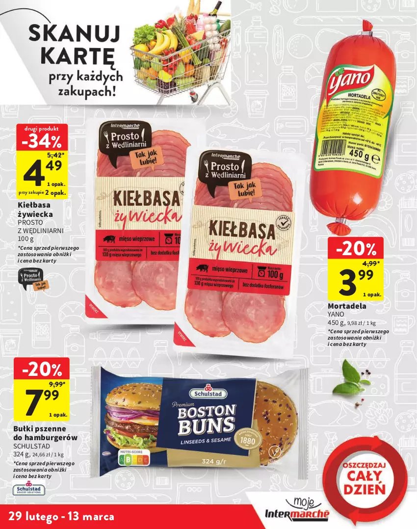 Gazetka promocyjna Intermarche - ważna 29.02 do 13.03.2024 - strona 3 - produkty: Burger, Hamburger, Kiełbasa