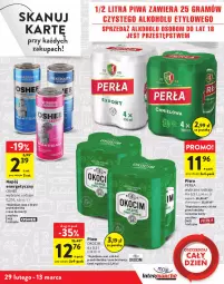 Gazetka promocyjna Intermarche - Gazetka - ważna od 13.03 do 13.03.2024 - strona 15 - produkty: Piwo, Por, Koc, Napój energetyczny, Perła, Oshee, Okocim, Napój