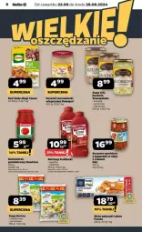 Gazetka promocyjna Netto - Gazetka - ważna od 28.08 do 28.08.2024 - strona 18 - produkty: Ketchup, Kalafior, Koncentrat pomidorowy, Dawtona, Frosta, Ryż, Zupa, Kuchnia, Pasztet, Paluszki rybne, Krupnik, Cenos, Pudliszki, Suszone pomidory, Groch, Olej, Ole!, Pomidory, Ryż biały, Hortex