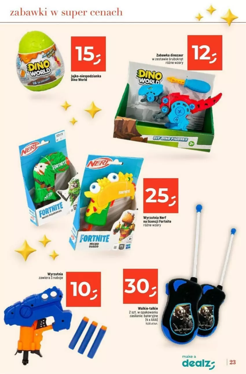 Gazetka promocyjna Dealz - ważna 04.11 do 24.12.2024 - strona 16 - produkty: Dinozaur, Nerf, Silan, Wyrzutnia, Zabawka