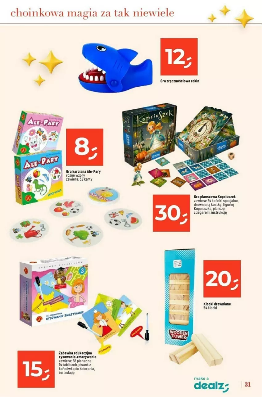 Gazetka promocyjna Dealz - ważna 04.11 do 24.12.2024 - strona 25 - produkty: Gra, Klocki, Zabawka, Zegar