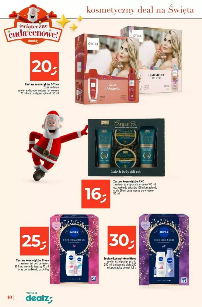 Gazetka promocyjna Dealz - ważna 04.11 do 24.12.2024 - strona 35 - produkty: Antyperspirant, Balsam do ciała, C-Thru, Dezodorant, Fa, Masło, Nivea, Perfum, Szampon