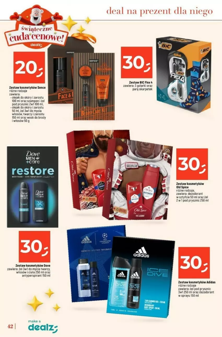 Gazetka promocyjna Dealz - ważna 04.11 do 24.12.2024 - strona 37 - produkty: Adidas, Antyperspirant, BIC, Dezodorant, Fa, Karp, Old Spice, Olej, Szampon