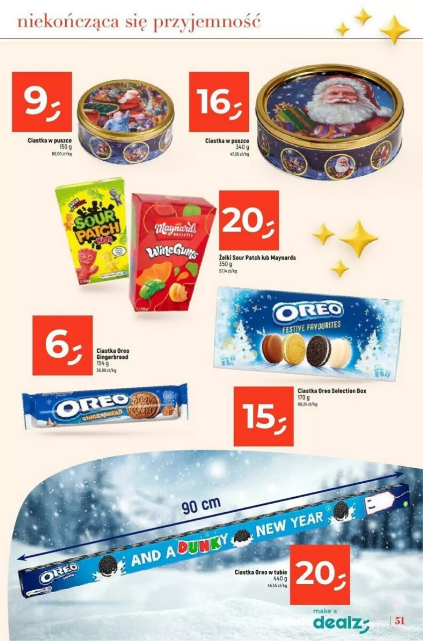 Gazetka promocyjna Dealz - ważna 04.11 do 24.12.2024 - strona 47 - produkty: Ciastka, Fa, Gin, Oreo