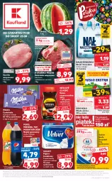 Gazetka promocyjna Kaufland - OFERTA TYGODNIA - Gazetka - ważna od 25.08 do 25.08.2021 - strona 1 - produkty: Nescafé, Nałęczowianka, Kawa rozpuszczalna, Gra, 7up, Papier, Szynka wieprzowa, Cukier, Karkówka wieprzowa, Mirinda, Kawa, Papier toaletowy, Velvet, Szynka, Pepsi, Czekolada, Napój gazowany, Woda mineralna, Arbuz, Woda, Masło, Napój, Milka