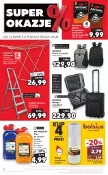 Gazetka promocyjna Kaufland - OFERTA TYGODNIA - Gazetka - ważna od 25.08 do 25.08.2021 - strona 46 - produkty: Top, Gra, Drabina, Walizka, Plecak, Suszarka balkonowa, Suszarka, Płyn do spryskiwaczy