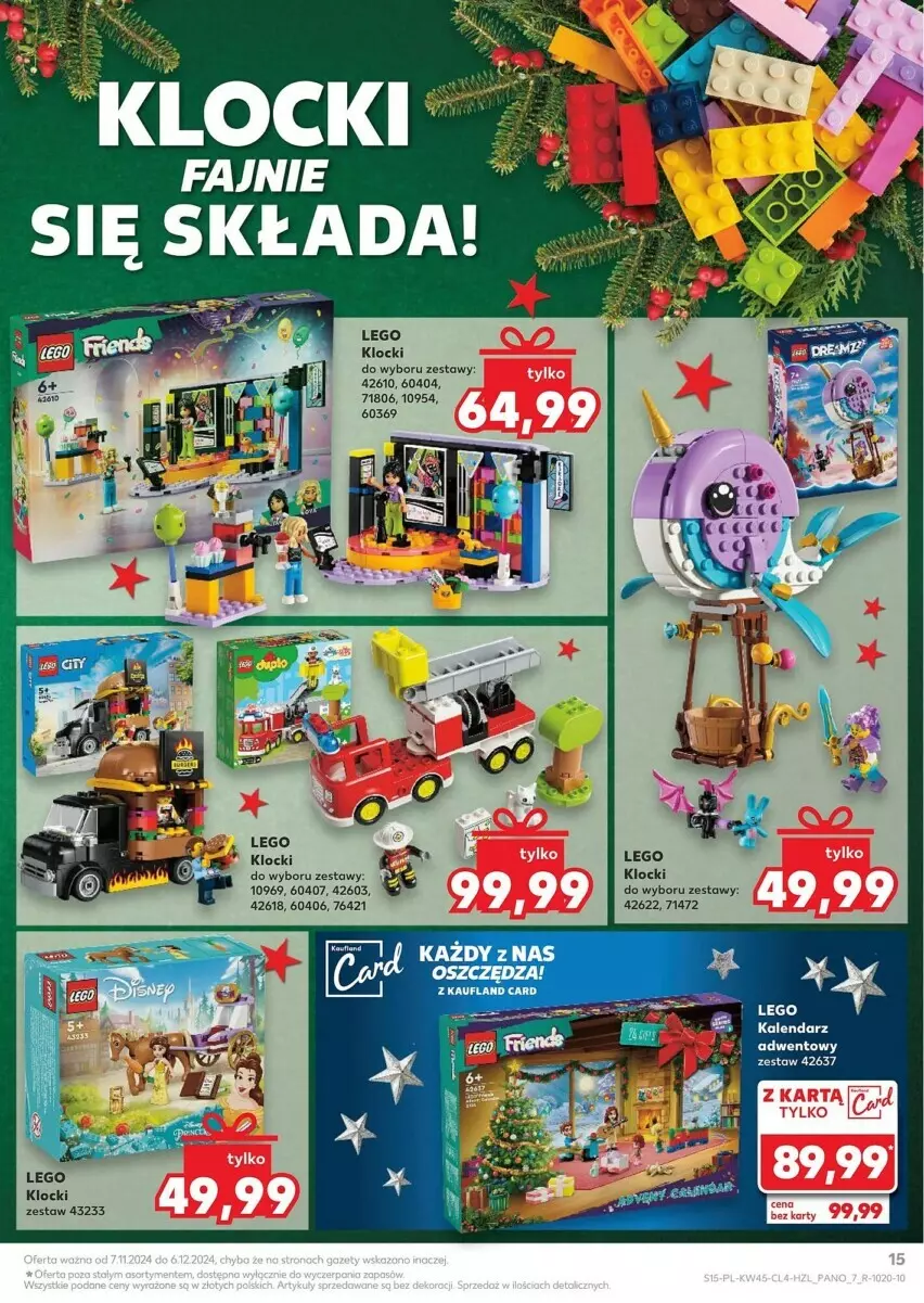 Gazetka promocyjna Kaufland - ważna 07.11 do 06.12.2024 - strona 7 - produkty: Klocki, LEGO