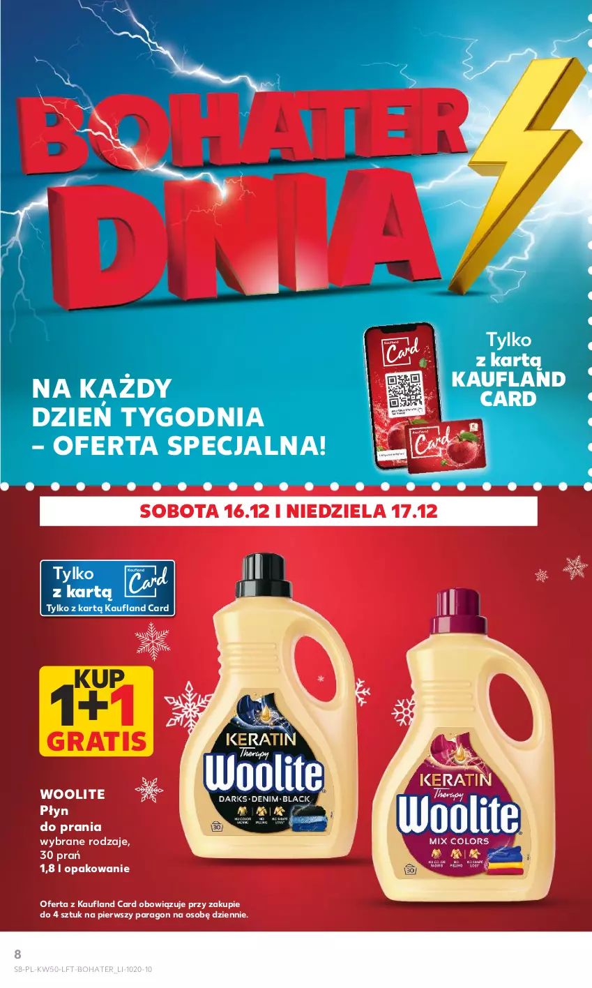 Gazetka promocyjna Kaufland - Gazetka tygodnia - ważna 14.12 do 19.12.2023 - strona 8 - produkty: Gra, Płyn do prania, Woolite