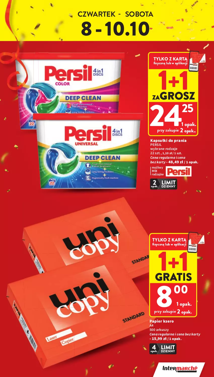 Gazetka promocyjna Intermarche - Gazetka promocyjna - ważna 08.10 do 14.10.2026 - strona 5 - produkty: Gra, Kapsułki do prania, Papier, Persil, Ser