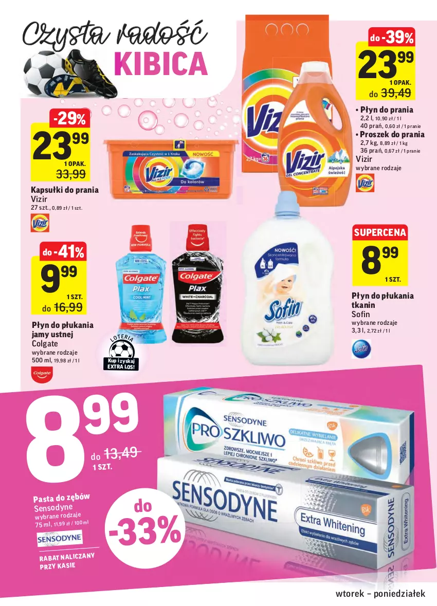 Gazetka promocyjna Intermarche - Gazetka promocyjna - ważna 29.06 do 05.07.2021 - strona 34 - produkty: BIC, Colgate, Kapsułki do prania, LG, Płyn do płukania, Płyn do płukania jamy ustnej, Płyn do prania, Proszek do prania, Sensodyne, Vizir