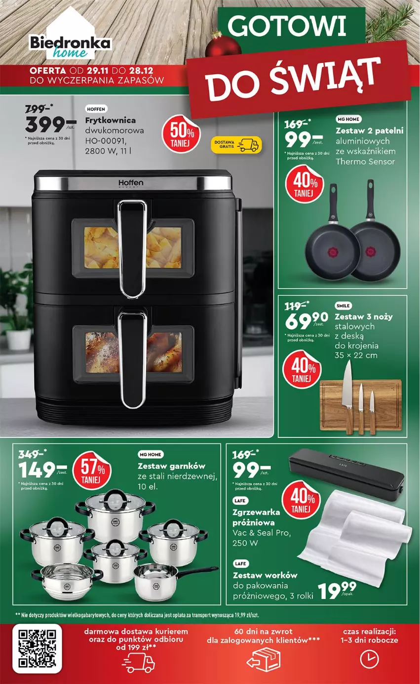 Gazetka promocyjna Biedronka - Home - ważna 29.11 do 06.12.2025 - strona 2 - produkty: Noż, Rolki, Warka