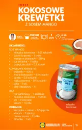 Gazetka promocyjna Lidl - KATALOG VITASIA - Gazetka - ważna od 12.08 do 12.08.2023 - strona 15 - produkty: Wiórki kokosowe, Sos, Sól, Ryż, Por, Cukier, Ananas, Sezam, Mleczko, Mąka, Krewetki, Szklanka, Olej rzepakowy, Mąka pszenna, Lanki, Mango, Olej, Kokos