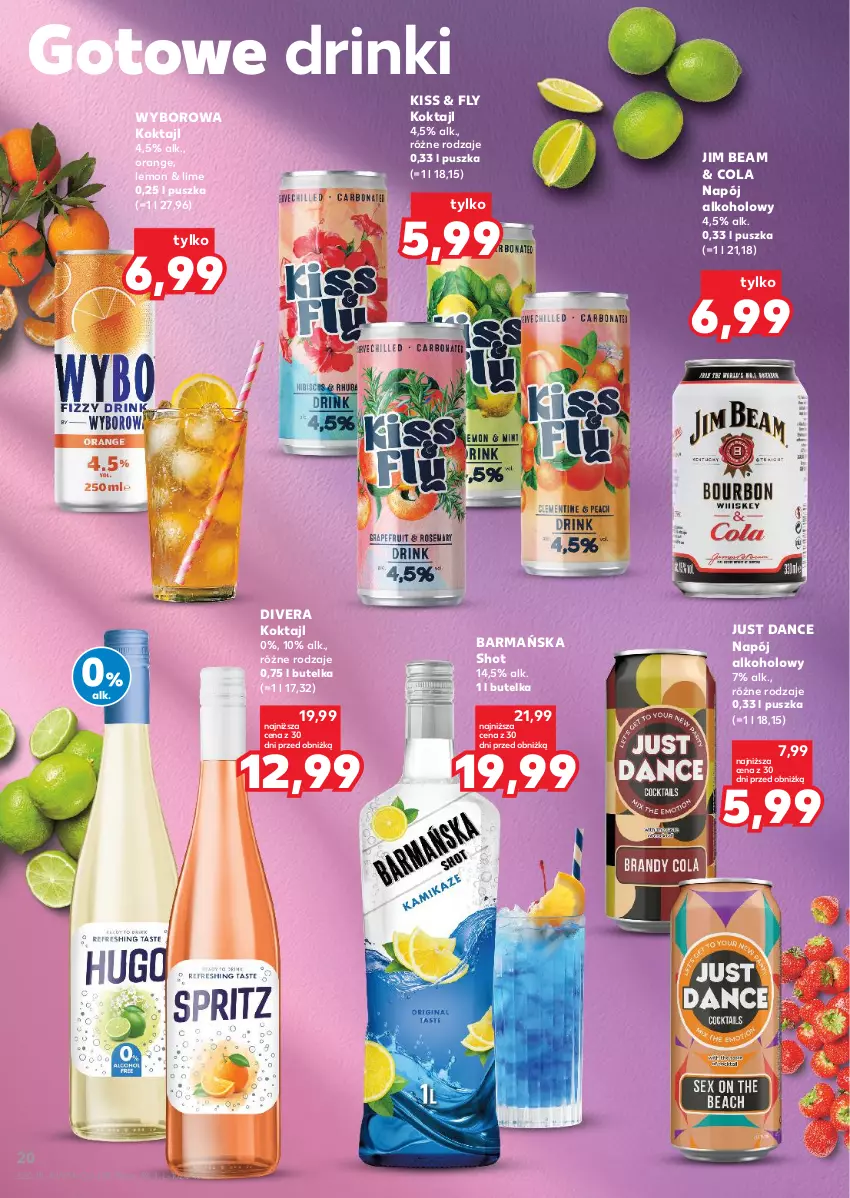 Gazetka promocyjna Kaufland - Barek Kauflandu - ważna 21.08 do 03.09.2025 - strona 20 - produkty: Jim Beam, Napój, Wyborowa