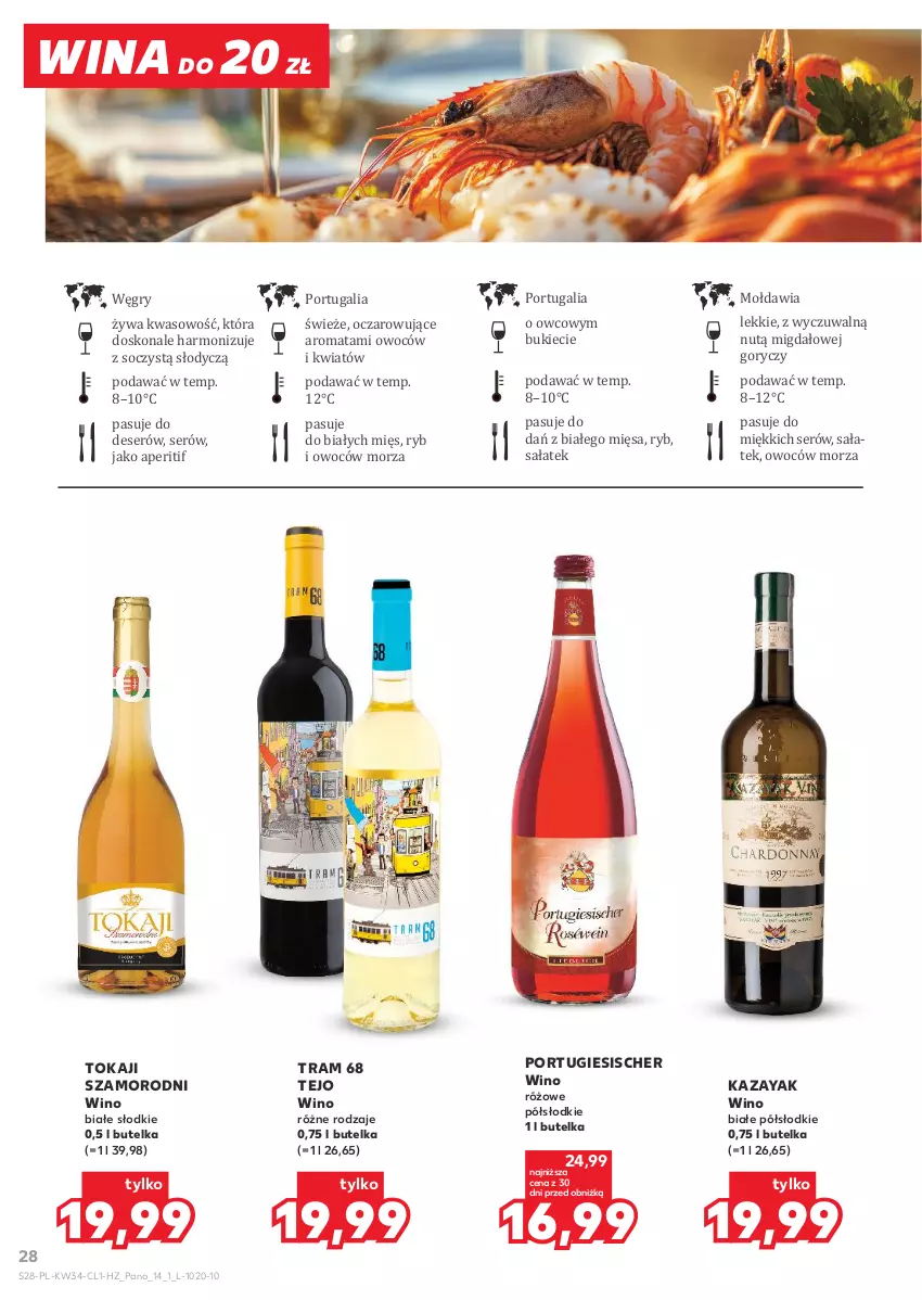 Gazetka promocyjna Kaufland - Barek Kauflandu - ważna 21.08 do 03.09.2025 - strona 28 - produkty: Deser, Gry, Por, Sałat, Ser, Tokaji, Wino, Wino białe