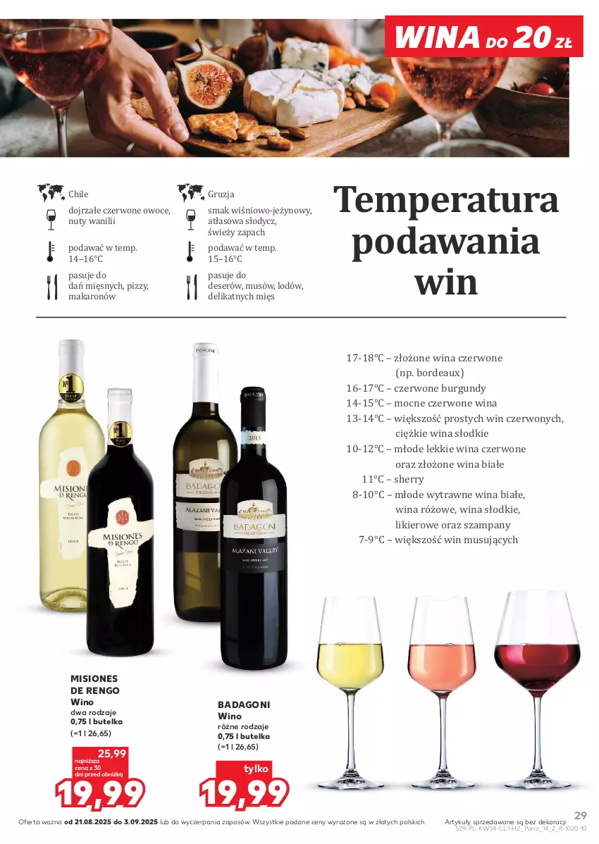 Gazetka promocyjna Kaufland - Barek Kauflandu - ważna 21.08 do 03.09.2025 - strona 29 - produkty: Bordeaux, Deser, Likier, Makaron, Mus, Nuty, Owoce, Ser, Wino