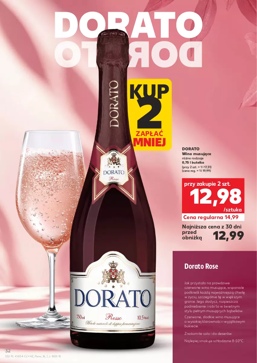 Gazetka promocyjna Kaufland - Barek Kauflandu - ważna 21.08 do 03.09.2025 - strona 32 - produkty: Deser, Mus, Ser, Sok, Wino, Wino musujące