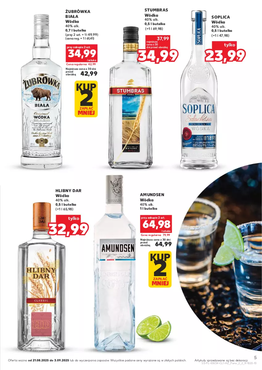 Gazetka promocyjna Kaufland - Barek Kauflandu - ważna 21.08 do 03.09.2025 - strona 5 - produkty: Amundsen, Soplica, Wódka