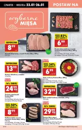 Gazetka promocyjna Biedronka - Od Czwartku - Gazetka - ważna od 29.01 do 29.01.2025 - strona 28 - produkty: Mięso mielone z szynki, Mięso mielone, Tatar wołowy, Stek, Kiełbasa biała, Rostbef, Kiełbasa, Mięso