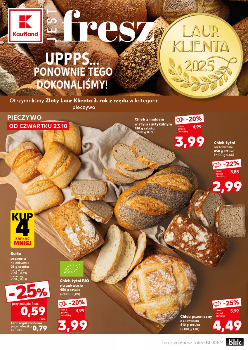 Gazetka promocyjna Kaufland - Mocny Start - ważna 27.10 do 28.10.2025 - strona 14 - produkty: Chleb, Laur, Piec, Pieczywo