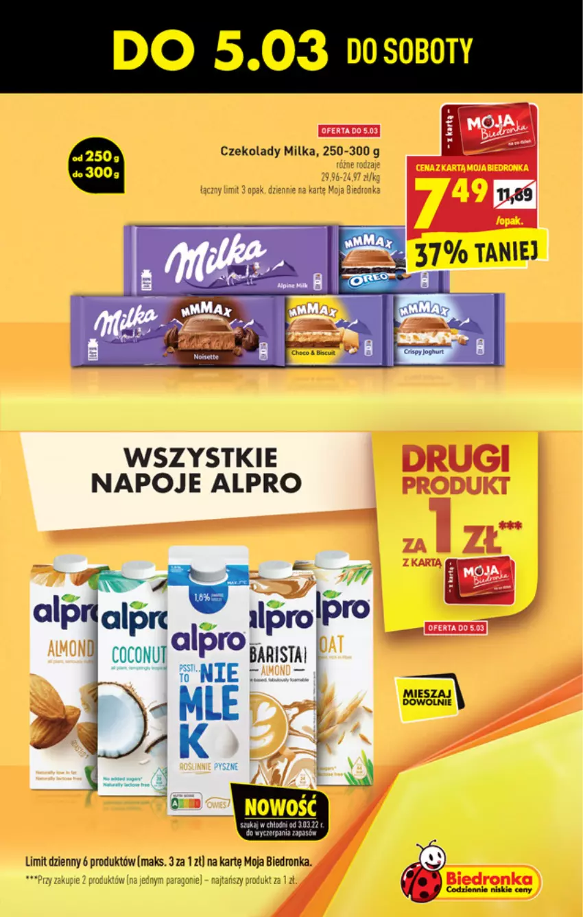 Gazetka promocyjna Biedronka - W tym tygodniu - ważna 03.03 do 09.03.2022 - strona 15 - produkty: Milka