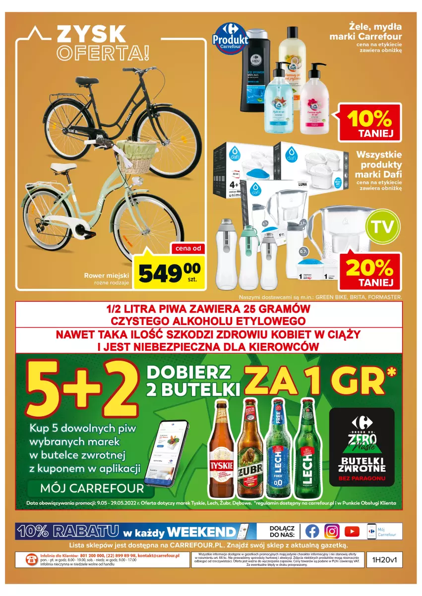 Gazetka promocyjna Carrefour - Gazetka Carrefour ZyskOferty - ważna 16.05 do 21.05.2022 - strona 35 - produkty: Tyskie