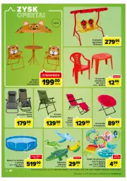 Gazetka promocyjna Carrefour - Gazetka Carrefour ZyskOferty - Gazetka - ważna od 21.05 do 21.05.2022 - strona 22 - produkty: Huśtawka, Stolik, Parasol, Materac, Tera, Zabawka, Dzieci, Krzesło, Fotel