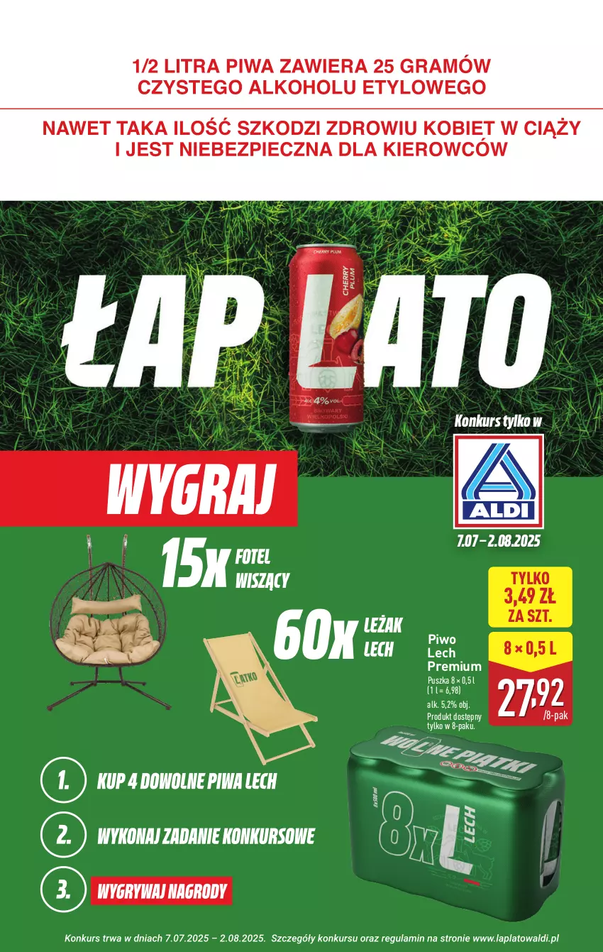 Gazetka promocyjna Aldi - Pełna oferta - ważna 21.07 do 26.07.2025 - strona 41 - produkty: Lech Premium, Piwo