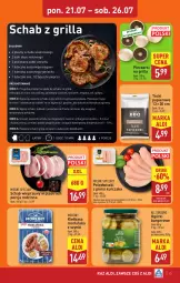Gazetka promocyjna Aldi - Pełna oferta - Gazetka - ważna od 26.07 do 26.07.2025 - strona 13 - produkty: Piec, Kurczak, All Seasons, Sól, Por, Papier, Czosnek, Olej roślinny, Mięsne specjały, Plasterki, Przyprawy, Schab wieprzowy, Pieprz, Burger, Morliny, Grill, Olej, Kiełbasa, Mięso
