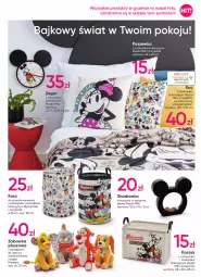 Gazetka promocyjna Pepco - Disney - Gazetka - ważna od 11.01 do 11.01.2023 - strona 13 - produkty: Koc, Kosz, O nas, Poszewka, Zabawka, Disney, Mysz, Zegar