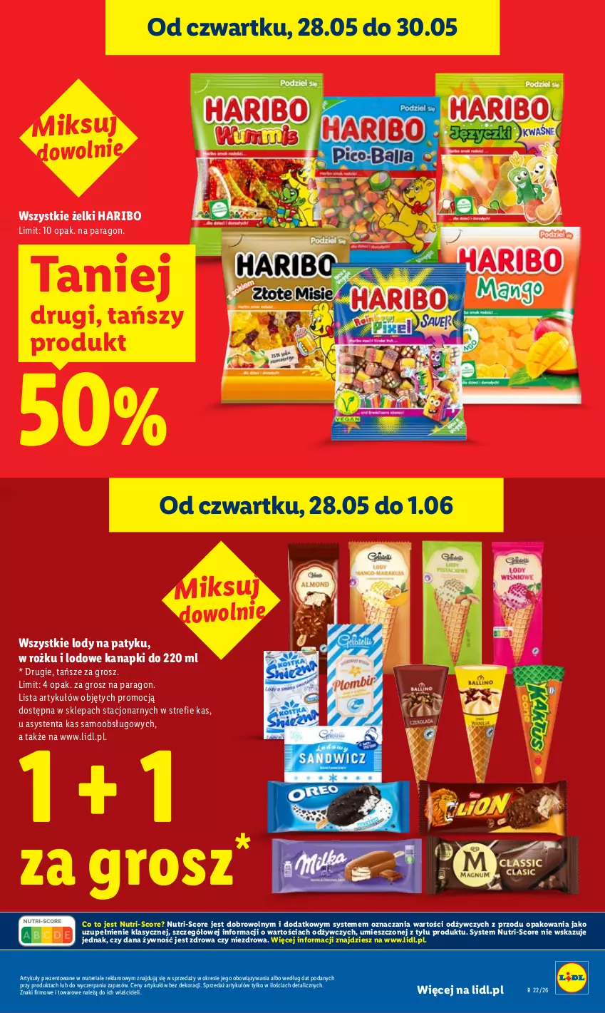 Gazetka promocyjna Lidl - Gazetka ważna od 28.05 do 30.05 - ważna 28.05 do 30.05.2026 - strona 11 - produkty: Haribo, Lody