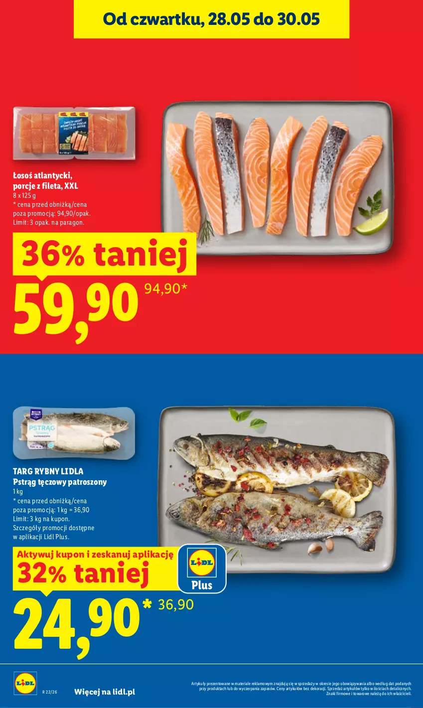 Gazetka promocyjna Lidl - Gazetka ważna od 28.05 do 30.05 - ważna 28.05 do 30.05.2026 - strona 16 - produkty: Por, Pstrąg, Pstrąg tęczowy