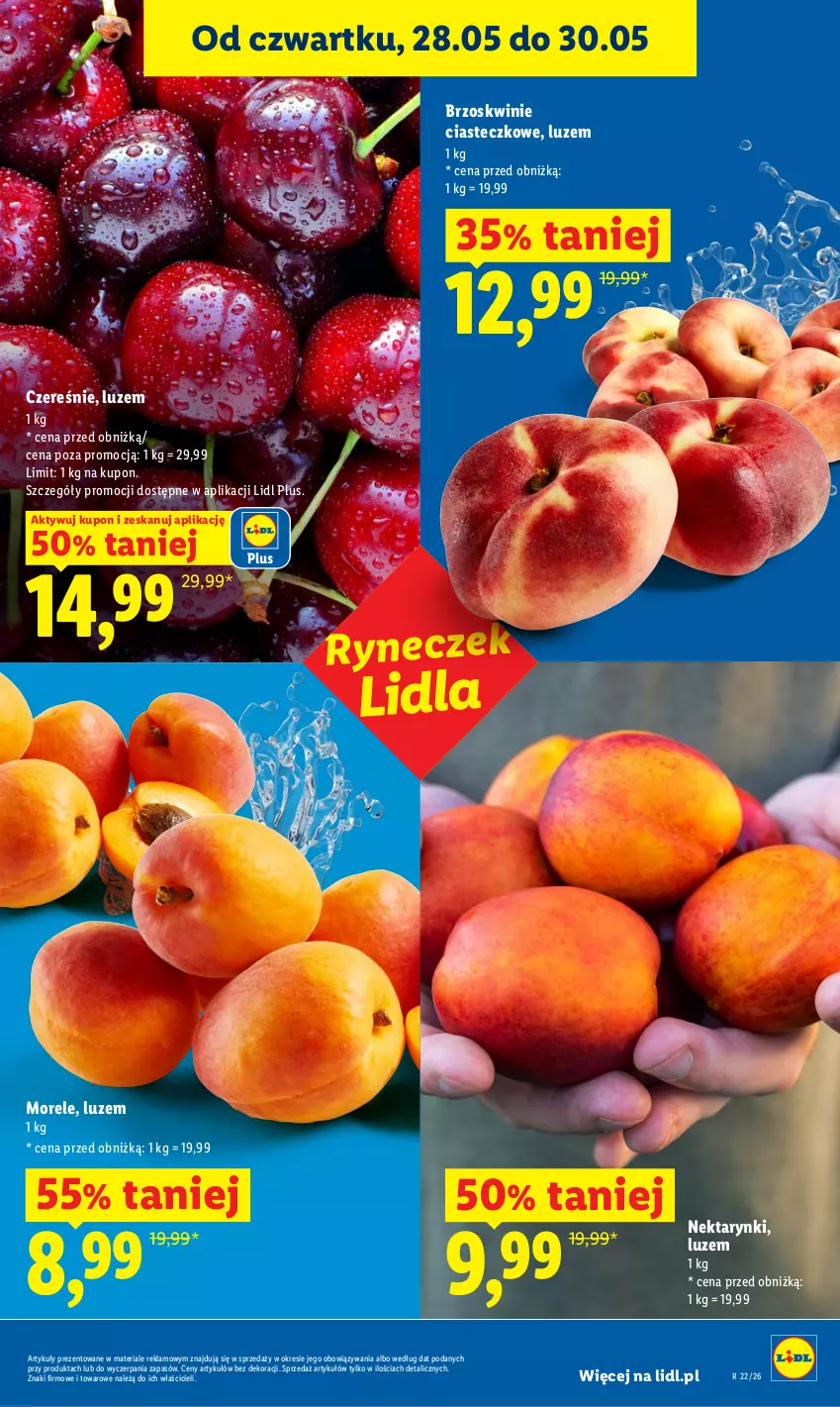 Gazetka promocyjna Lidl - Gazetka ważna od 28.05 do 30.05 - ważna 28.05 do 30.05.2026 - strona 39 - produkty: Brzoskwinie, Nektar
