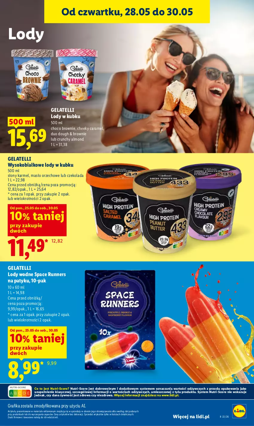 Gazetka promocyjna Lidl - Gazetka ważna od 28.05 do 30.05 - ważna 28.05 do 30.05.2026 - strona 59 - produkty: Brownie, Czekolada, Gra, Grafika, Lody, Masło, Masło orzechowe, Sok