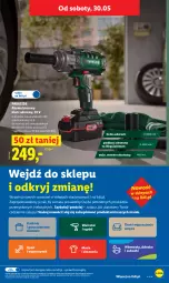 Gazetka promocyjna Lidl - Gazetka ważna od 28.05 do 30.05 - Gazetka - ważna od 30.05 do 30.05.2026 - strona 35 - produkty: Parkside, Lampa robocza LED, Por, Kuchnia, Sport, Moda, Lampa, Ogród, Klucz udarowy, Akumulator