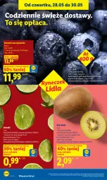 Gazetka promocyjna Lidl - Gazetka ważna od 28.05 do 30.05 - Gazetka - ważna od 30.05 do 30.05.2026 - strona 38 - produkty: Kiwi, Olej