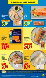 Gazetka promocyjna Lidl - Gazetka ważna od 28.05 do 30.05 - Gazetka - ważna od 30.05 do 30.05.2026 - strona 47 - produkty: Polędwica, Halibut, Por, Pstrąg tęczowy, Pstrąg, Dorsz, Mango