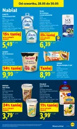 Gazetka promocyjna Lidl - Gazetka ważna od 28.05 do 30.05 - Gazetka - ważna od 30.05 do 30.05.2026 - strona 49 - produkty: Masło klarowane, Serek puszysty, Deser mleczny, Ser, Sałat, Serek, Pilos, Czekolada, Bakoma, Deser, POLMLEK, Mleczna kanapka, Masło, Almette, Kinder