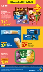 Gazetka promocyjna Lidl - Gazetka ważna od 28.05 do 30.05 - Gazetka - ważna od 30.05 do 30.05.2026 - strona 57 - produkty: Lody, Zielona Budka, Owoce, Mango, Oreo