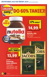 Gazetka promocyjna Lidl - GAZETKA - Gazetka - ważna od 03.11 do 03.11.2021 - strona 4 - produkty: Nutella, Ser, Por, Kawa mielona, Kawa, Ferrero, Jacobs, Fa