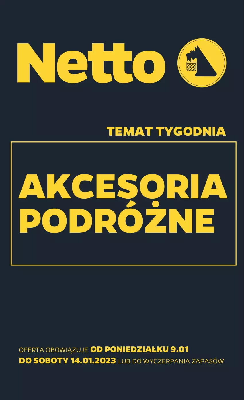 Gazetka promocyjna Netto - Akcesoria i dodatki - ważna 09.01 do 14.01.2023 - strona 1